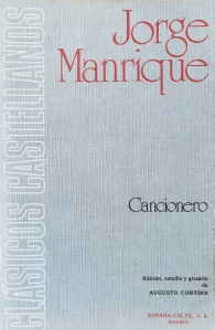 Manrique, Cancionero